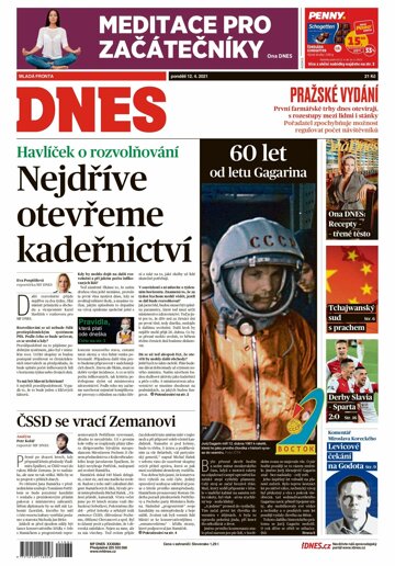 Obálka e-magazínu MF Dnes 12.4.2021