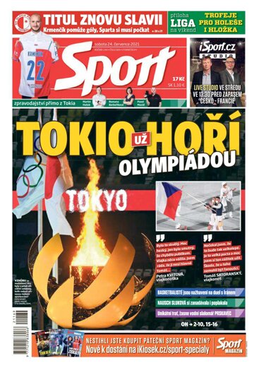 Obálka e-magazínu Sport 24.7.2021