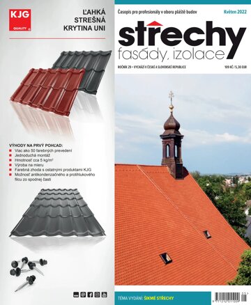 Obálka e-magazínu Střechy, Fasády, Izolace 5/2022