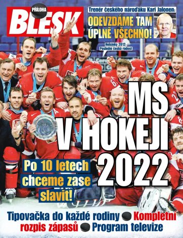 Obálka e-magazínu Příloha Blesk MS v hokeji 2022 - 9.5.2022