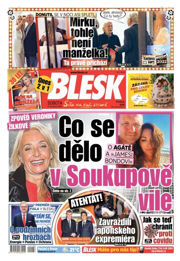 Obálka e-magazínu Blesk 9.7.2022