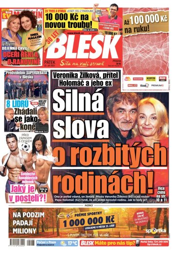 Obálka e-magazínu Blesk 23.9.2022