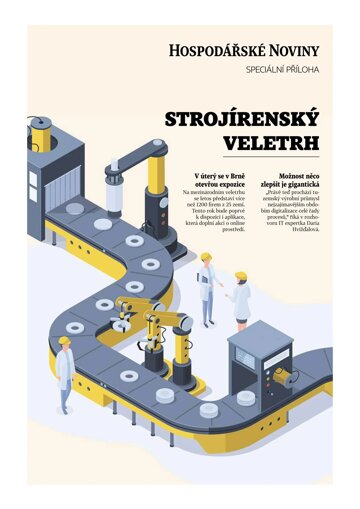 Obálka e-magazínu Hospodářské noviny - příloha 189 - 29.9.2022 Strojírenský veletrh