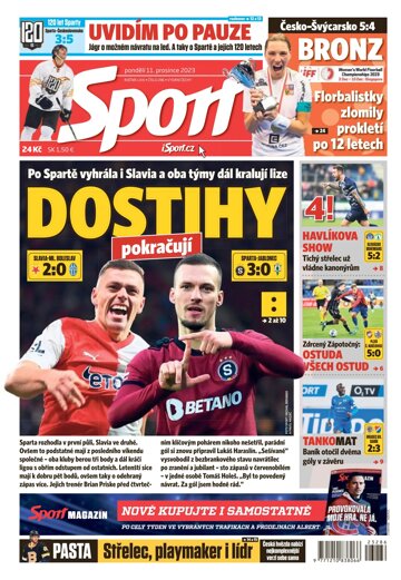 Obálka e-magazínu Sport 11.12.2023