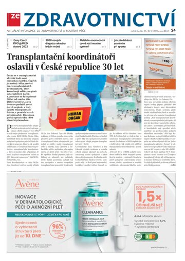 Obálka e-magazínu Ze Zdravotnictví 24/2023