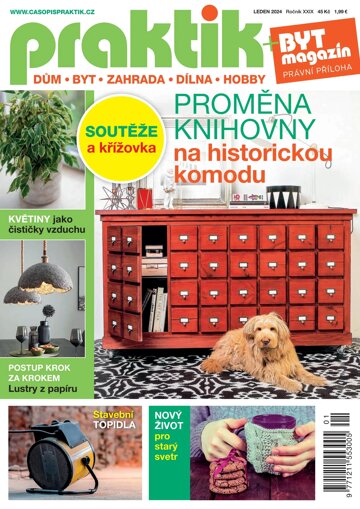 Obálka e-magazínu PRAKTIK & příloha Byt magazín 1/2024