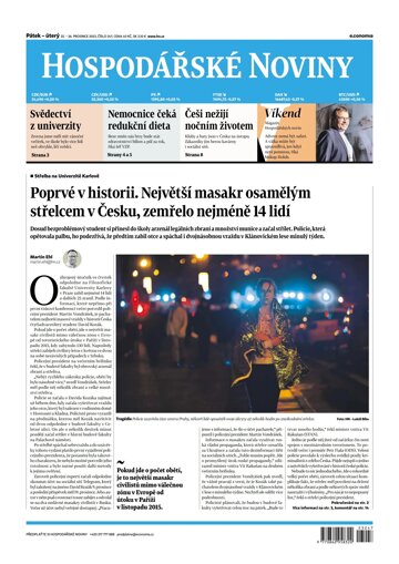 Obálka e-magazínu Hospodářské noviny 247 - 22.12.2023