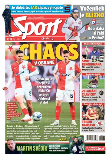 Obálka e-magazínu Sport 13.2.2024