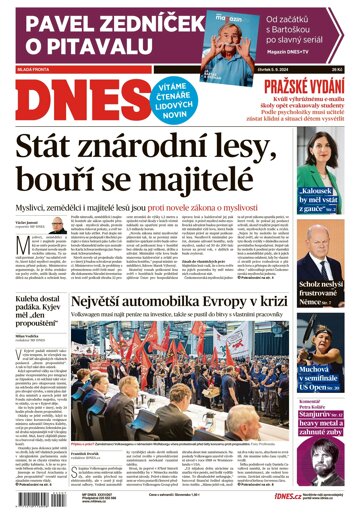 Obálka e-magazínu MF Dnes 5.9.2024