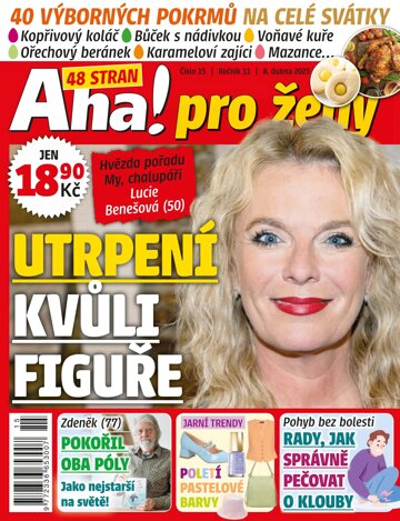 Obálka e-magazínu AHA! pro ženy 15/2025