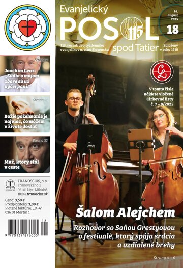 Obálka e-magazínu Evanjelický posol spod Tatier 18/2025