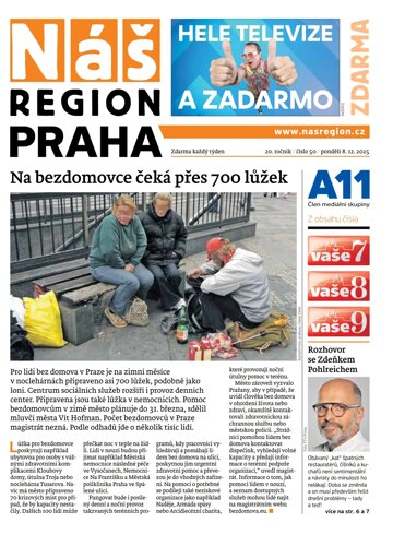 Obálka e-magazínu Náš Region - Praha 50/2025