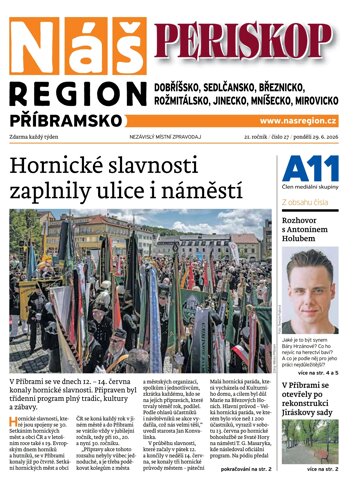 Obálka e-magazínu Náš Region - Příbramsko 27/2026