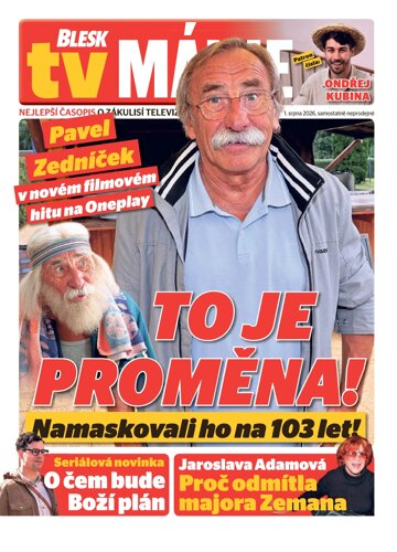 Obálka e-magazínu Blesk Tv manie 1.8.2026