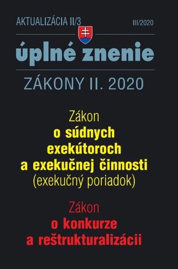 Obálka knihy Aktualizácia II/4 2020 – Zákon o verejnom obstarávaní