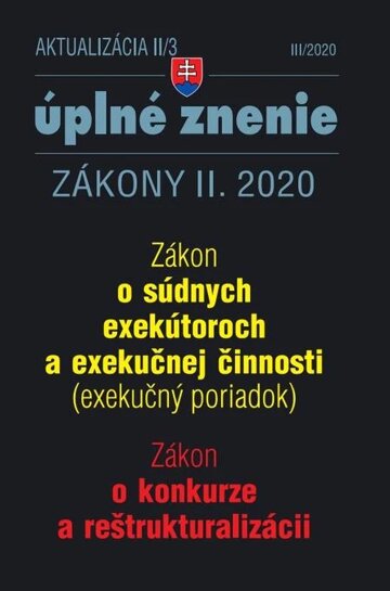 Obálka knihy Aktualizácia II/4 2020 –  Zákon o verejnom obstarávaní