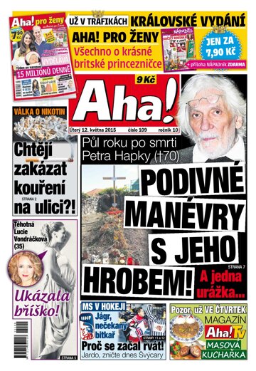 Obálka e-magazínu AHA! 12.5.2015