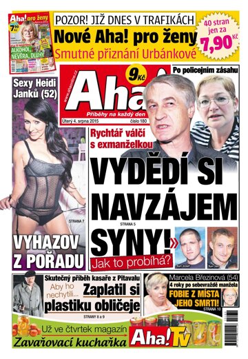 Obálka e-magazínu AHA! 4.8.2015