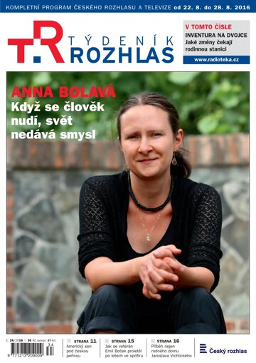 Obálka e-magazínu Týdeník Rozhlas 34/2016