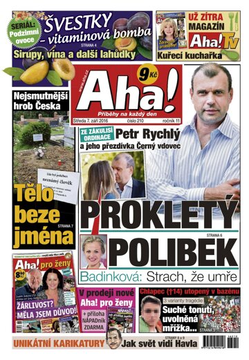 Obálka e-magazínu AHA! 7.9.2016