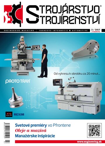 Obálka e-magazínu STROJÁRSTVO/STROJÍRENSTVÍ 3/2017