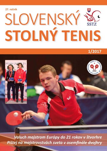 Obálka e-magazínu Slovenský stolný tenis 1/2017