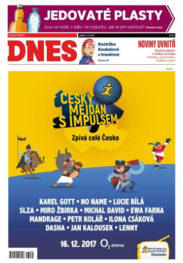 Obálka e-magazínu MF Dnes 8.12.2017