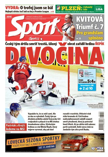 Obálka e-magazínu Sport 9.5.2018