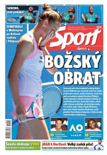 Obálka e-magazínu Sport 24.1.2019