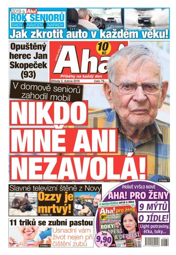 Obálka e-magazínu AHA! 3.4.2019