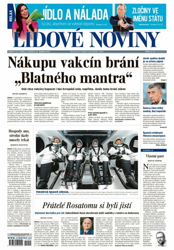 Obálka e-magazínu Lidové noviny 24.4.2021