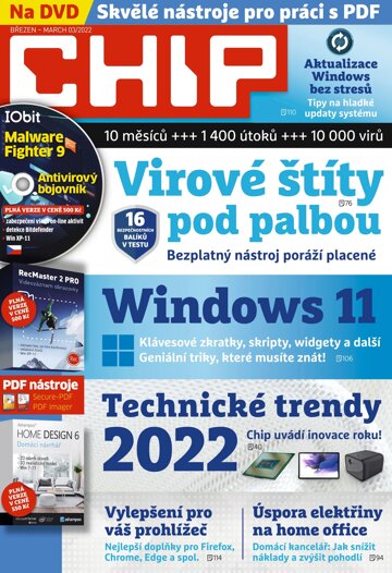 Obálka e-magazínu CHIP 3/2022