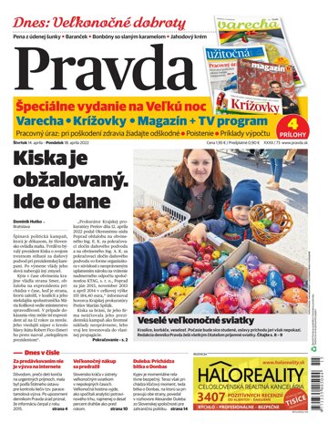 Obálka e-magazínu Pravda 14. 4. 2022