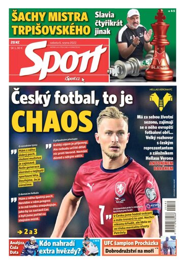 Obálka e-magazínu Sport 6.8.2022