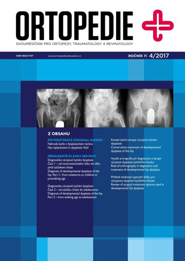 Obálka e-magazínu Ortopedie 4/2017
