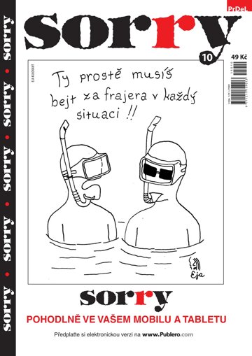 Obálka e-magazínu Sorry 10/2015