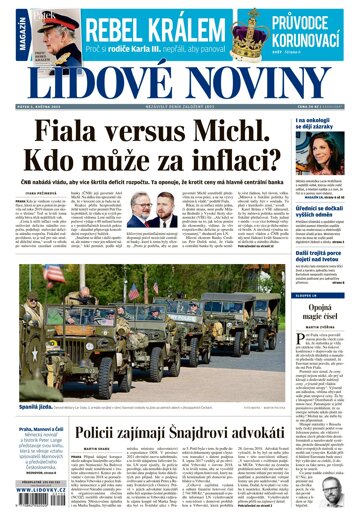 Obálka e-magazínu Lidové noviny 5.5.2023