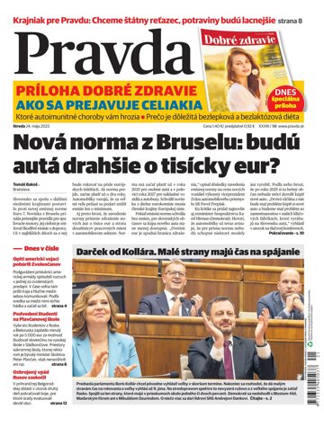 Obálka e-magazínu Pravda 24. 5. 2023