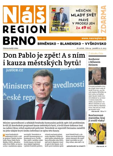 Obálka e-magazínu Náš Region - Brno 24/2023
