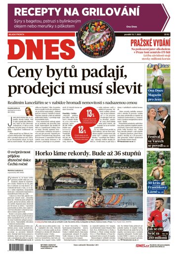 Obálka e-magazínu MF Dnes 10.7.2023