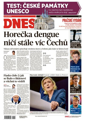 Obálka e-magazínu MF Dnes 2.7.2024