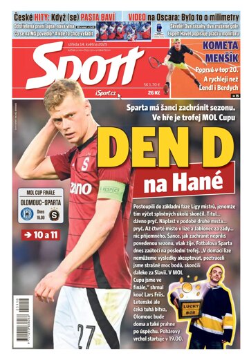 Obálka e-magazínu Sport 14.5.2025