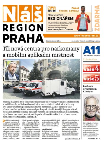 Obálka e-magazínu Náš Region - Praha 26/2025