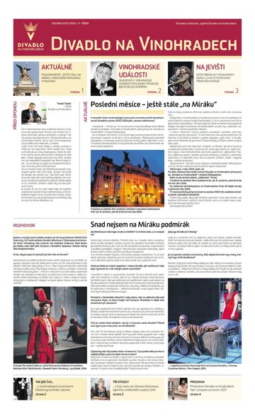 Obálka e-magazínu Hospodářské noviny - příloha 202 - 16.10.2025 Divadlo na Vinohradech