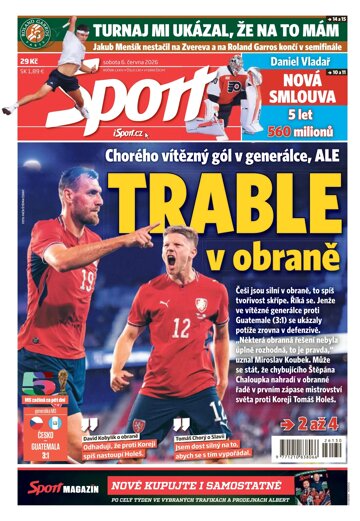 Obálka e-magazínu Sport 6.6.2026