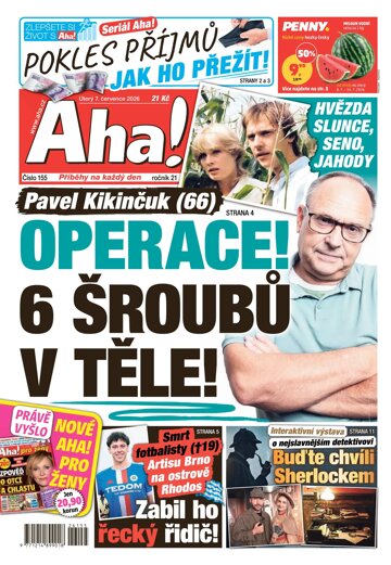 Obálka e-magazínu AHA! 7.7.2026