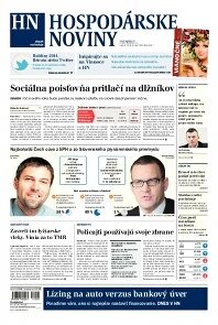 Obálka e-magazínu Hospodárske noviny 10.12.2013