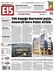 Obálka e-magazínu E15 2.5.2014