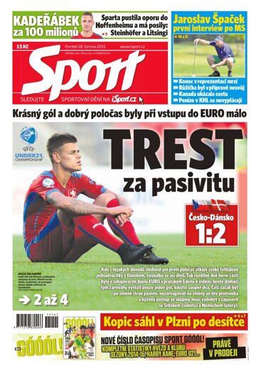 Obálka e-magazínu Sport 18.6.2015