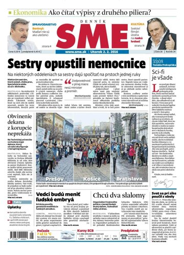 Obálka e-magazínu SME 2.2.2016
